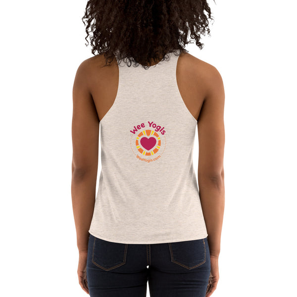 Tree Pose Quote Women's Tri-Blend Tank Top | American Apparel TR308