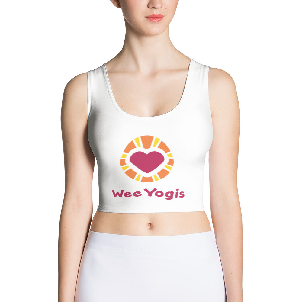 Wee yogis Sublimation Cut & Sew Crop Top